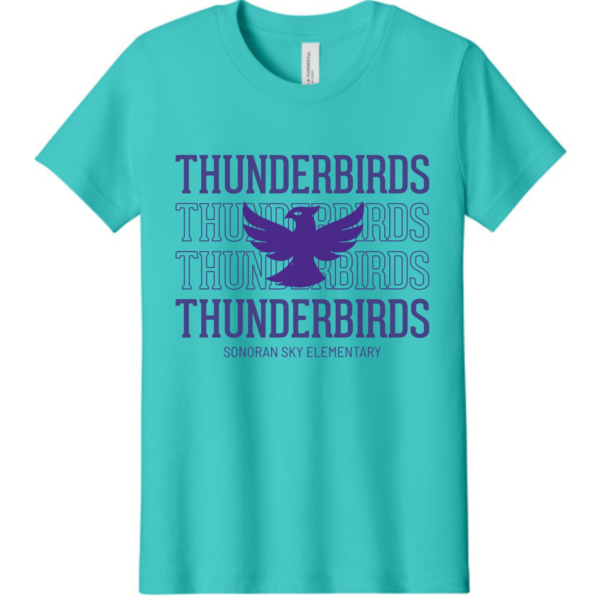 Thunderbirds Reflection Graphic Teal