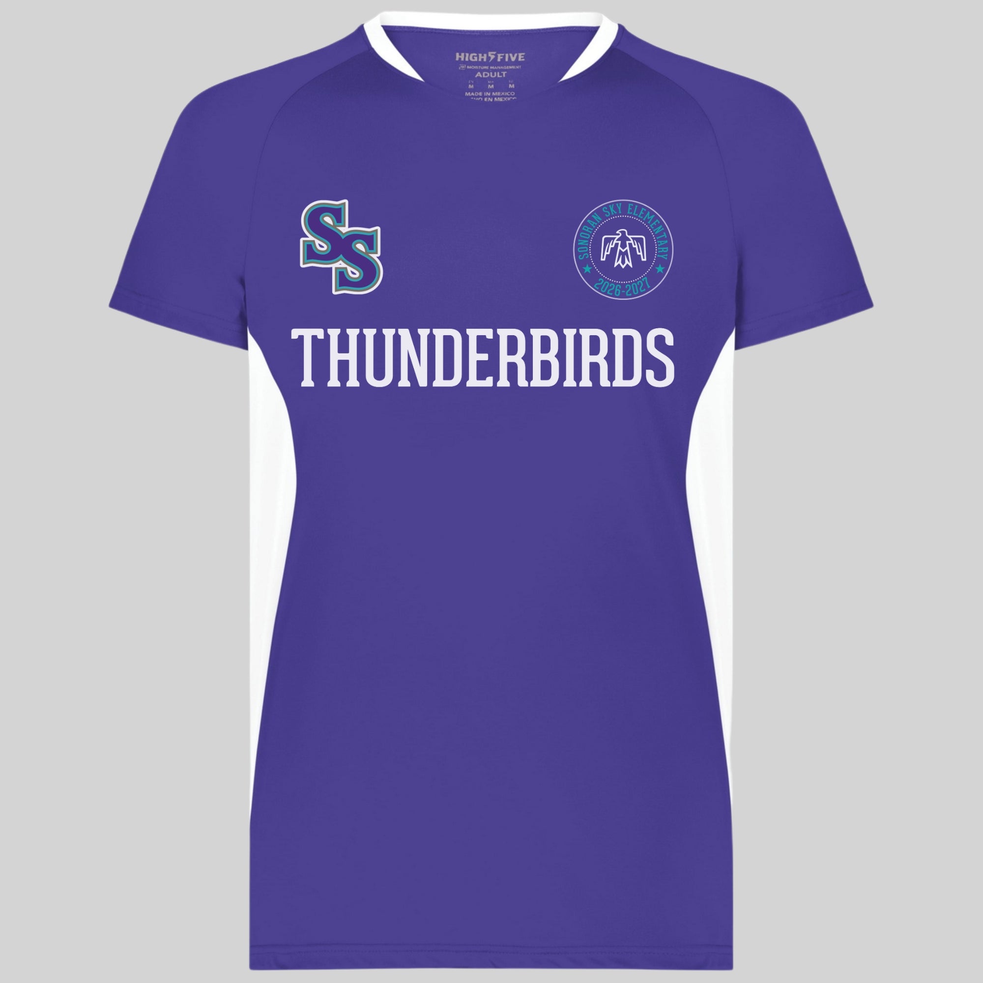 Thunderbirds Soccer Jersey Purple