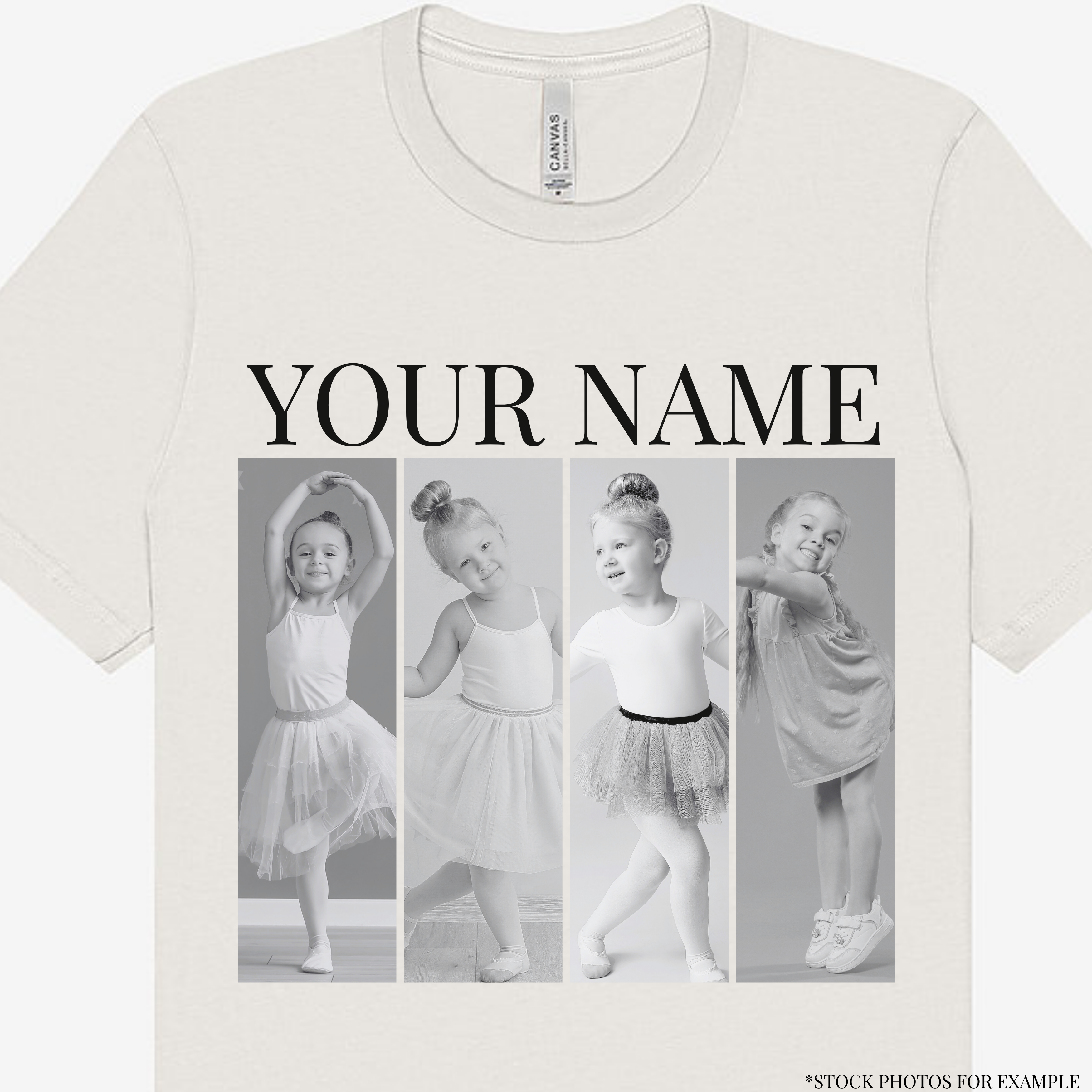 Name + 4 Grid Shirt *CUSTOM*