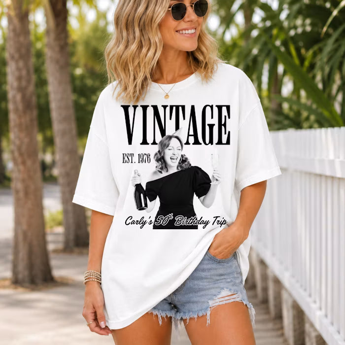 Vintage Birthday Photo